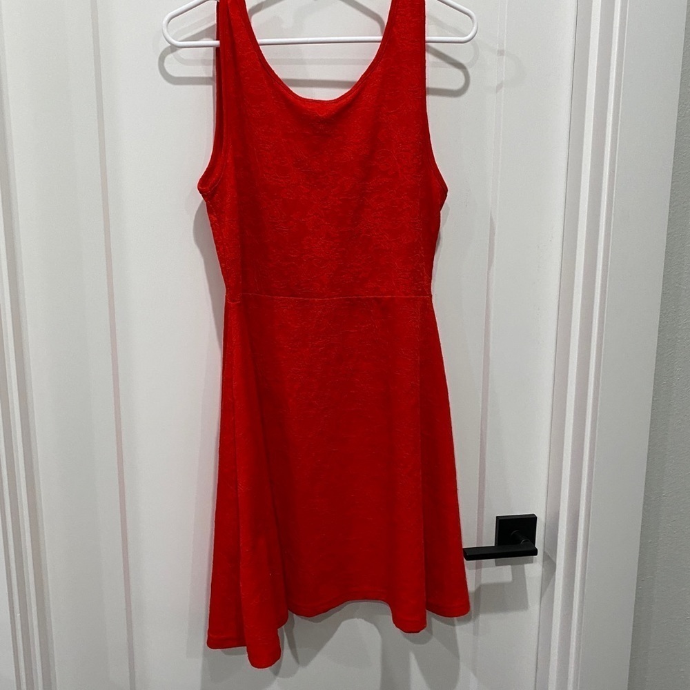Red Summer Dress - Picture 4 of 11